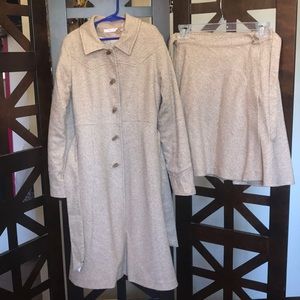 Flora and henri skirt and coat set.